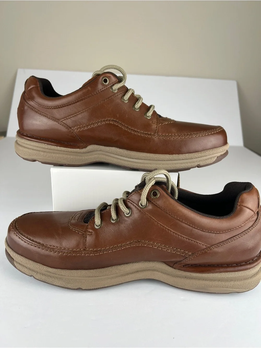 Rockport World Tour Classic CH3940 Brown‎ Men’s Walking Oxford Shoes 11 Wide